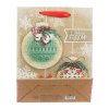 Sacchetto regalo natalizio 12x15x5,5cm Sacchetto regalo natalizio 12x15x5,5cm