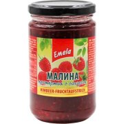 Marmellata "Emela" lampone tritato con zucchero (350 gr)