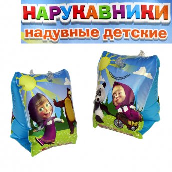 Braccioli gonfiabili "Masha e Orso" (25,5x15,25cm) Braccioli gonfiabili "Masha e Orso" (25,5x15,25cm)