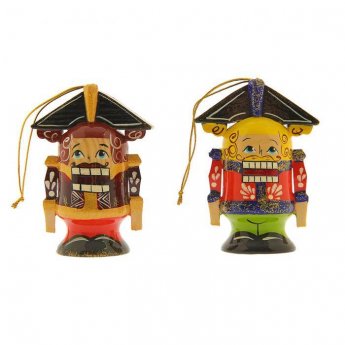 Souvenir "Schiaccianoci" 7,5-8 cm, decorato a mano Souvenir "Schiaccianoci" 7,5-8 cm, decorato a mano