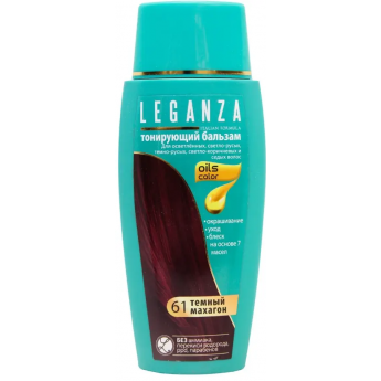Balsamo colorante nr.61 Mogano scuro "Leganza" 150 ml Balsamo colorante nr.61 Mogano scuro "Leganza" 150 ml