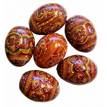 Uovo rosso 6 cm Uovo rosso 6 cm