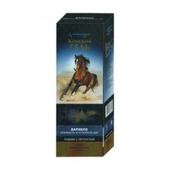 Gel per piedi con estratti di castagna e sanguisuga "Horse Gel" 100 ml