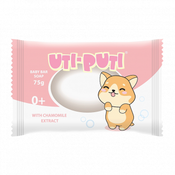 Sapone per neonati Uti-Puti Puppy con estratto di camomilla (75 g)
