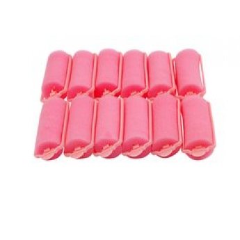 Bigodinidi gomma piuma con fibbia 12 pz 17 mm