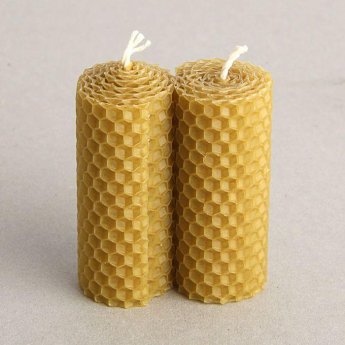 Candela in cera con propoli 8 cm 4 pz.