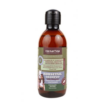 Shampoo per capelli con equiseto e vitamine "Herbal Time" 240 ml Shampoo per capelli con equiseto e vitamine "Herbal Time" 240 ml
