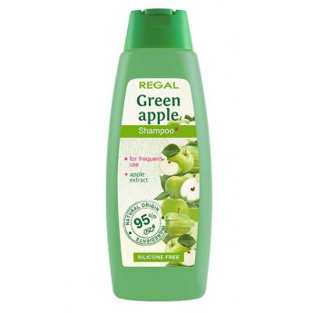 Shampoo con 95% di estratti naturali "Regal - Мela verde" 400ml Shampoo con 95% di estratti naturali "Regal - Мela verde" 400ml