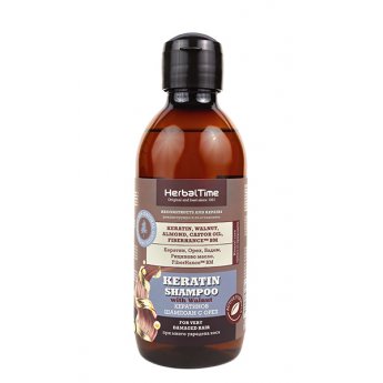 Shampoo per capelli con cheratina e noce "Herbal Time" 240ml Shampoo per capelli con cheratina e noce "Herbal Time" 240ml