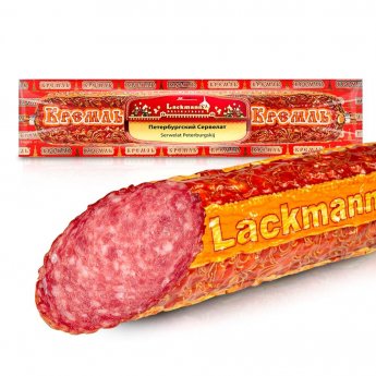 Salume affumicato "Lackmann - Pietroburgo" con carne di maiale (350g) Salume affumicato "Lackmann - Pietroburgo" con carne di maiale (350g)