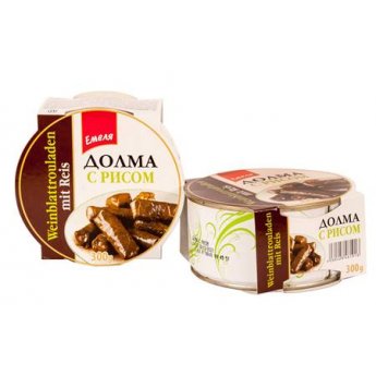 Involtini "Emela" con foglie di uva 300g Involtini "Emela" con foglie di uva 300g