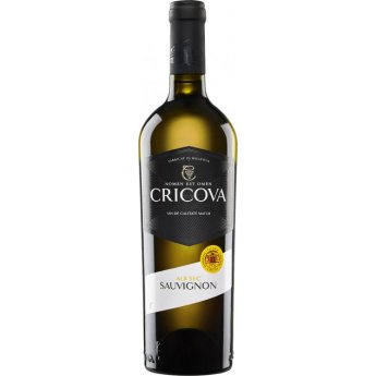 Vino bianco secco "Cricova" "Sauvignon" 12.5% 0,75l