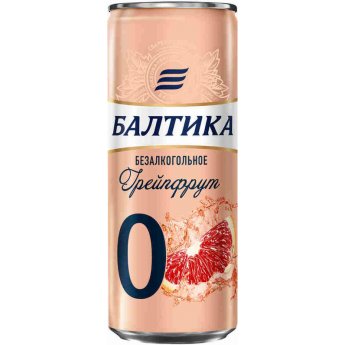 Birra "Baltika" analcolica, pompelmo (0,33l) Birra "Baltika" analcolica, pompelmo (0,33l)