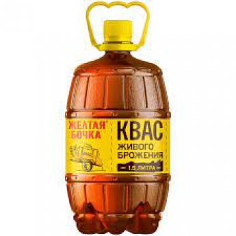 Bevanda gassata kvas "Barile giallo" filtrato (1,5 l) Bevanda gassata kvas "Barile giallo" filtrato (1,5 l)