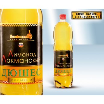 Bibita frizzante "Lackmann - Diushes" alla pera (1,5L) Bibita frizzante "Lackmann - Diushes" alla pera (1,5L)