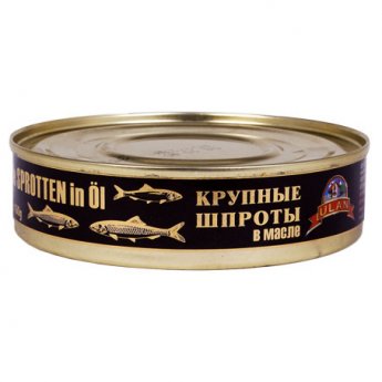 Spratti affumicati sott’olio "Ulan" (160g)