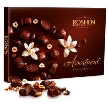 Cioccolatini "Roshen" cioccolata fondente assortiti (154g) Cioccolatini "Roshen" cioccolata fondente assortiti (154g)
