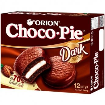 Dolce "Choco Pie Fondente Orion" (360 g) Dolce "Choco Pie Fondente Orion" (360 g)