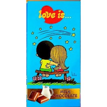 Cioccolato "Love is..." al latte (85g) Cioccolato "Love is..." al latte (85g)