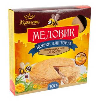 Strati per torta al miele "Medovik" (400g) Strati per torta al miele "Medovik" (400g)