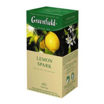 Tè nero "Greenfield - Lemon Spark" con limone (25x1,5g) Tè nero "Greenfield - Lemon Spark" con limone (25x1,5g)