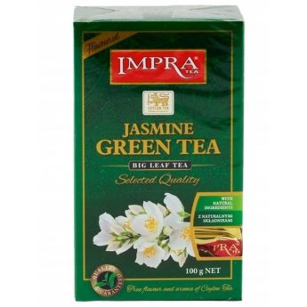 Tè "Impra" verde foglia larga con gelsomino (100g) Tè "Impra" verde foglia larga con gelsomino (100g)