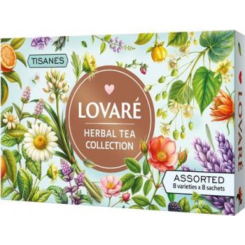 Set "Lovare" Collezione di tisane 8x8x2g Set "Lovare" Collezione di tisane 8x8x2g