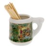 Tazza ceramica con stuzzicadenti "Favole degli Urali" 4,5*6 cm