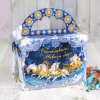 Scatola "Babbo Natale in slitta" 21x12x16cm Scatola "Babbo Natale in slitta" 21x12x16cm