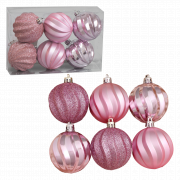 Decorazione per albero di Natale Onda Ø6 cm 6 pz