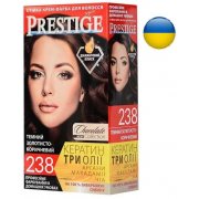 Crema-tinta resistente per capelli 238 Scuro marrone dorato "Vip's Prestige"
