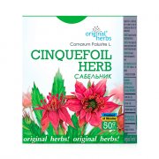 Erba secca (Potentilla di palude (erba e radici) per infusioni per il bagno