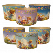 Stampo di carta per cottura in forno "Angeli" (350g)