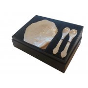 Set Porta caviale in madreperla (2 piattini e 2 cucchiai)