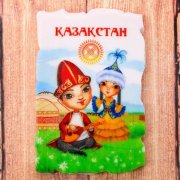 Calamita a forma di affresco "Kazakistan" 8*5 cm