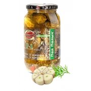 Cetrioli Lackmann con aglio (520g)