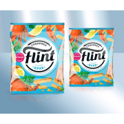 Crostini di frumento e segale "Flint" al gusto di granchio (70g)