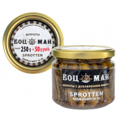 Spratti affumicati "Boatswain" in olio (300g)