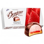 Desert "Bonjour" con fragola e panna (232g)