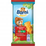 Merendina"Orsetto Barni" con crema alla fragola (30g)
