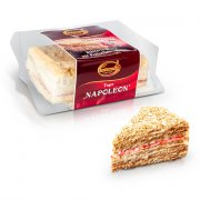 Torta "Napoleone - Lackmann" al gusto di vaniglia con ripieno di mirtilli rossi (400 g)