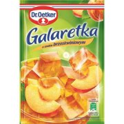 Gelatina "Dr. Oetker" al gusto di pesca (72g)