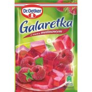 Gelatina "Dr. Oetker" al gusto di lampone (72g)