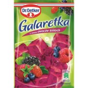 Gelatina "Dr. Oetker" al gusto di frutti di bosco (72g)