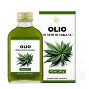 Olio di semi di canapa non raffinato, spremuto a freddo (100ml)