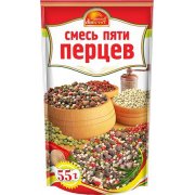 Miscela "Appetito Russo" di cinque pepe (55gr)