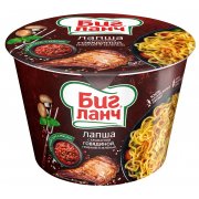 Noodles "Big Lunch" con manzo, funghi ed erbette (90g)