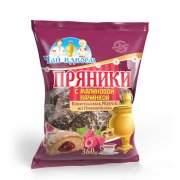 Pan di zenzero "Tè per due" con ripieno di lamponi,, senza olio di palma (400g)