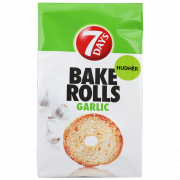 Crostini "7 Days - Bake rolls" con aglio (80g)