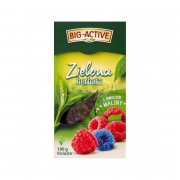 Tè verde "Big Active" foglia grande, con lampone (100g)
